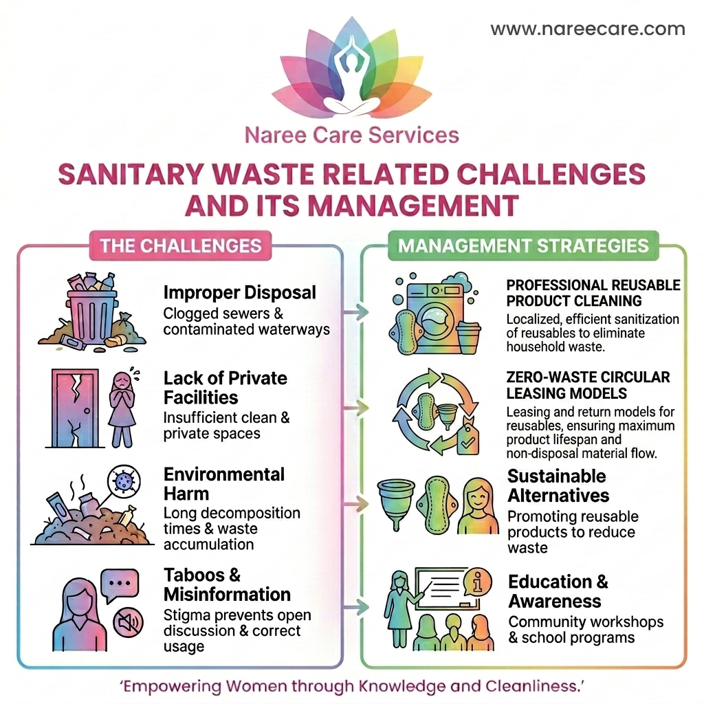 Sanitary waste related challenges and its management