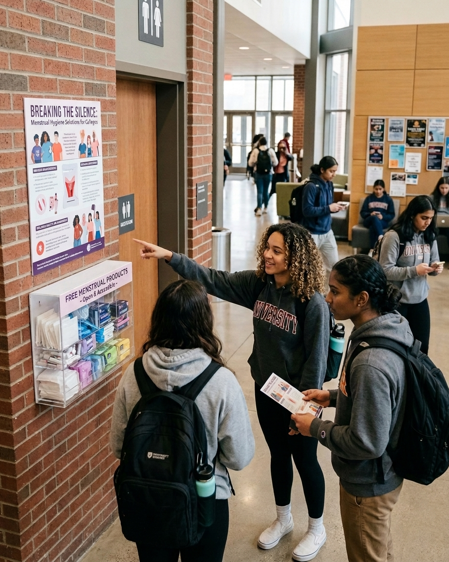 Breaking the silence Menstrual Hygiene Solutions for Colleges and Universities