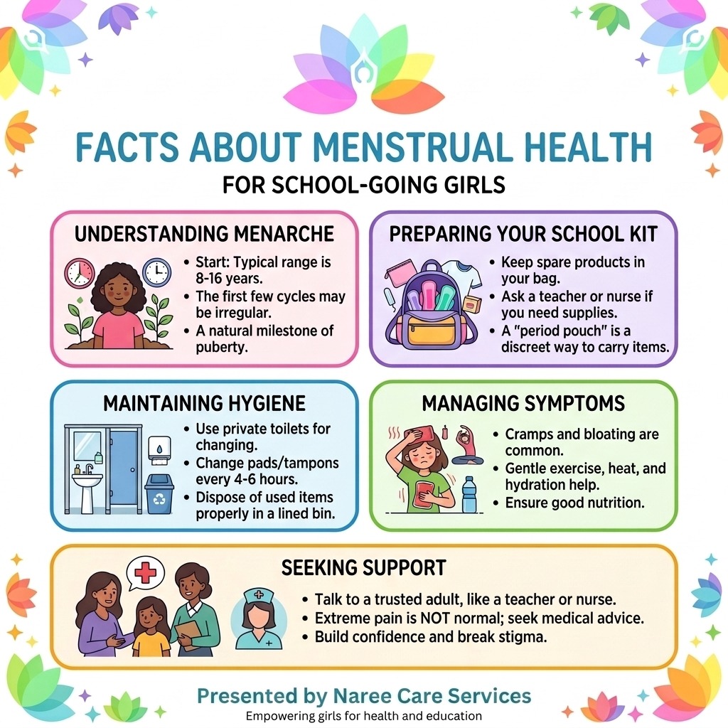 10 important facts regarding the menstrual health of school-going girls